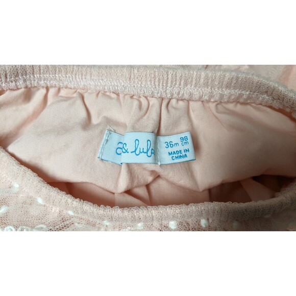 ABEL & LULU Beautiful Sleeveless Net Overlay Lace Trimmed Dress and Bloomers 36M - Picture 11 of 12